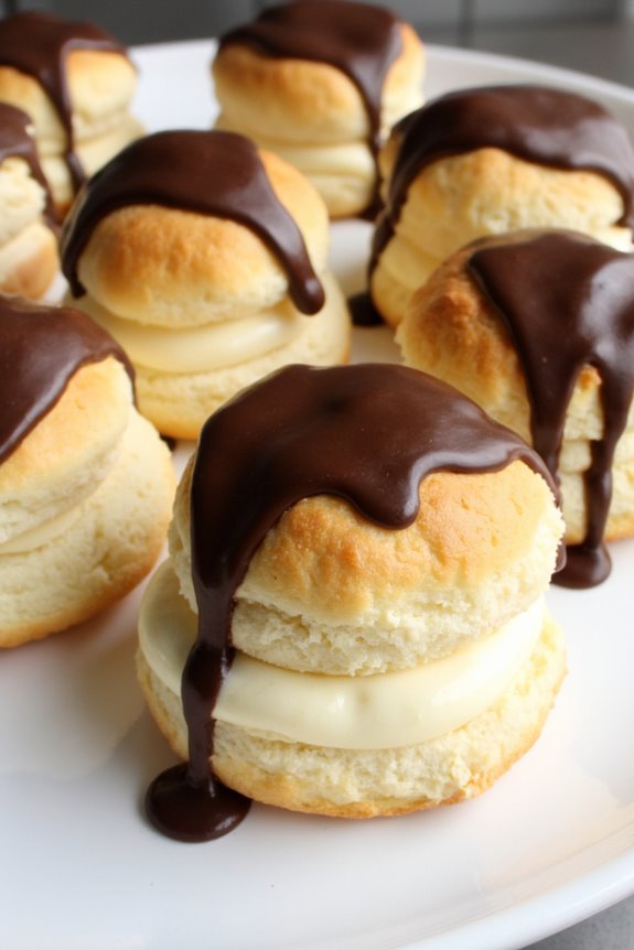 delightful cream filled pastries