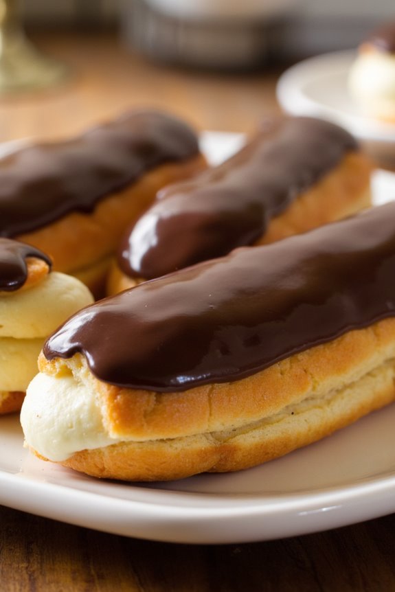 delightful cream filled pastries