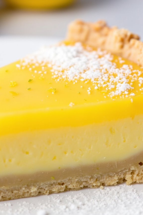 delightful creamy lemon tart