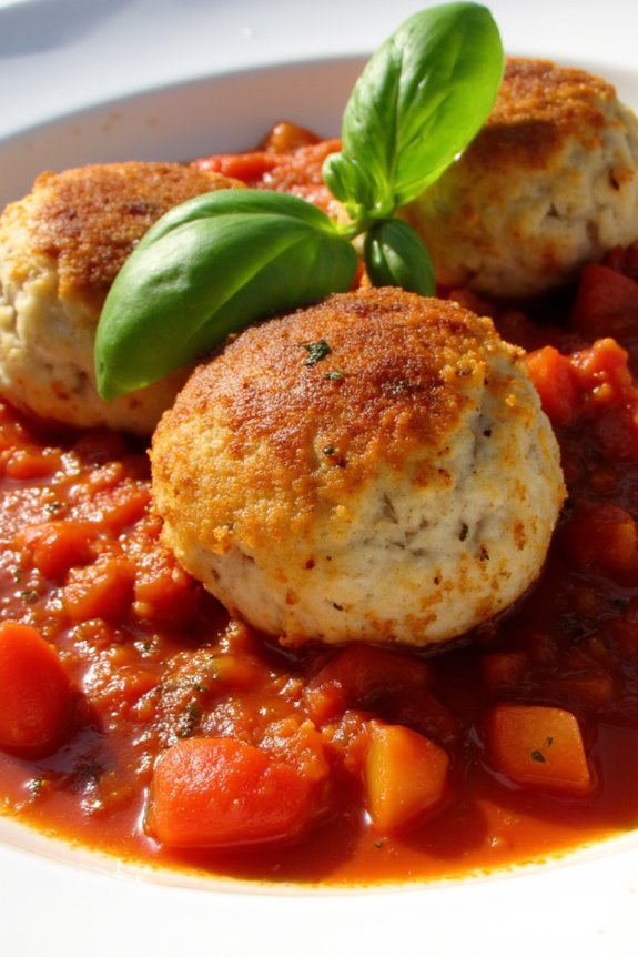 delightful fish balls dish