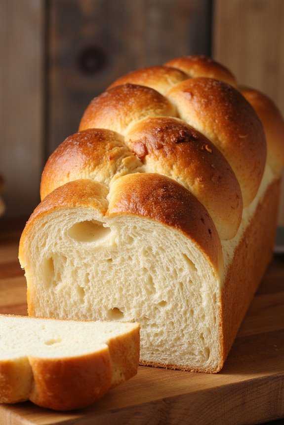 delightful homemade brioche loaf