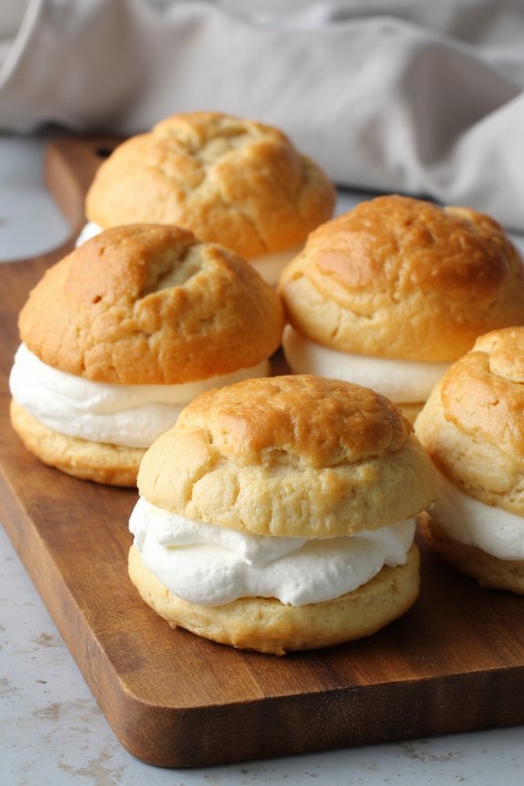 delightful homemade cream puffs