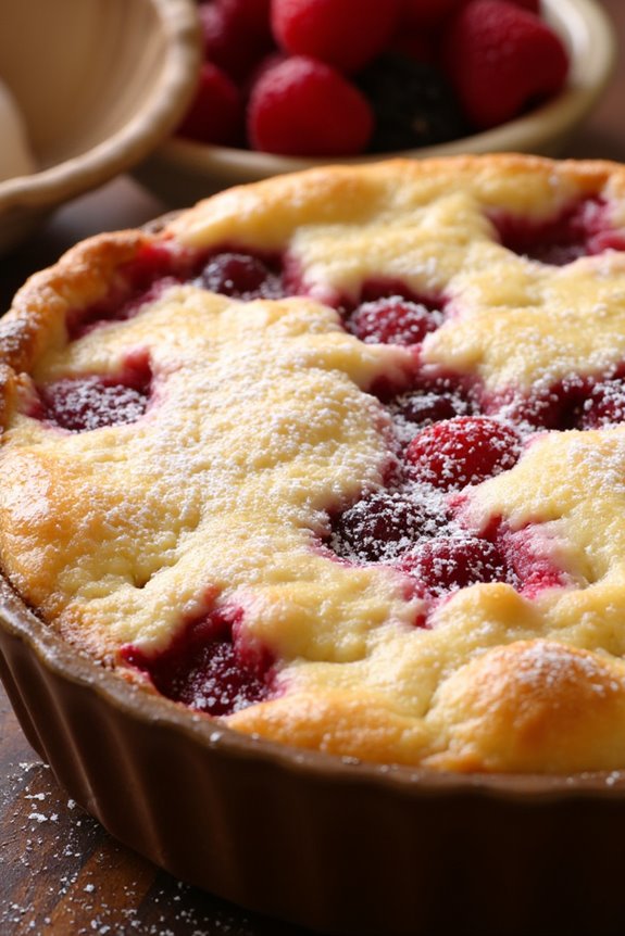 delightful raspberry custard dessert