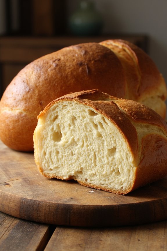 delightful rich fluffy bread