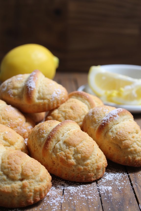 delightful shell shaped sponge cakes