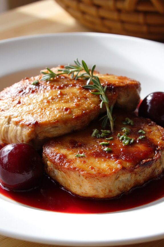 duck with cherry sauce