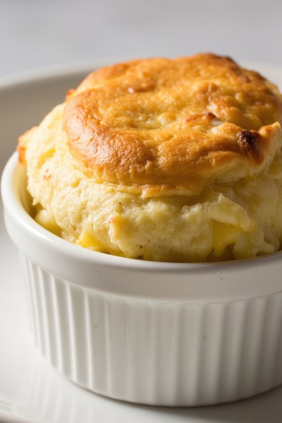 elegant airy cheese souffl