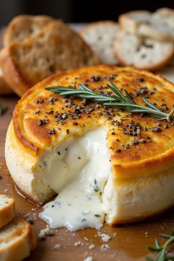 elegant baked cheese appetizer