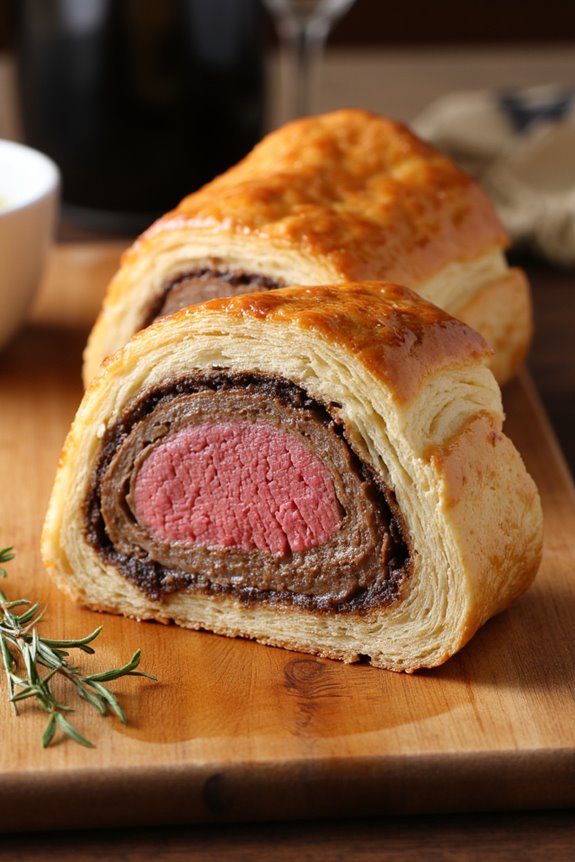 elegant beef pastry dish