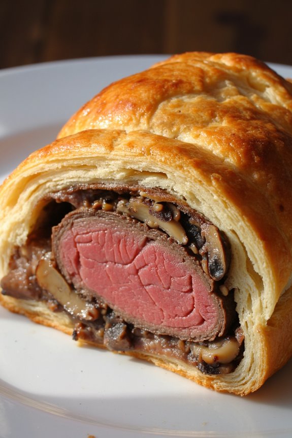 elegant beef pastry dish