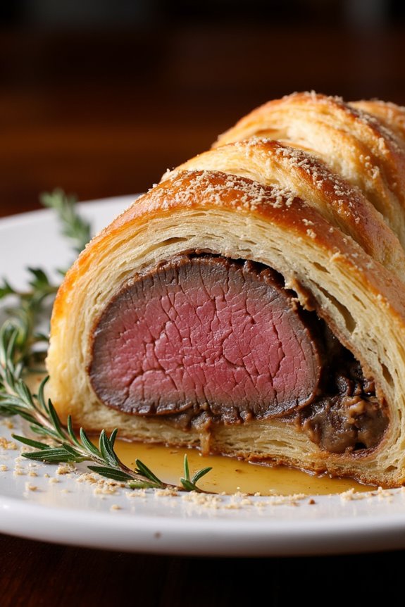 elegant beef tenderloin dish