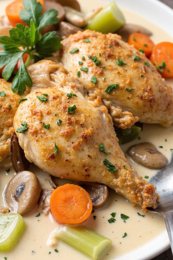 elegant creamy chicken dish