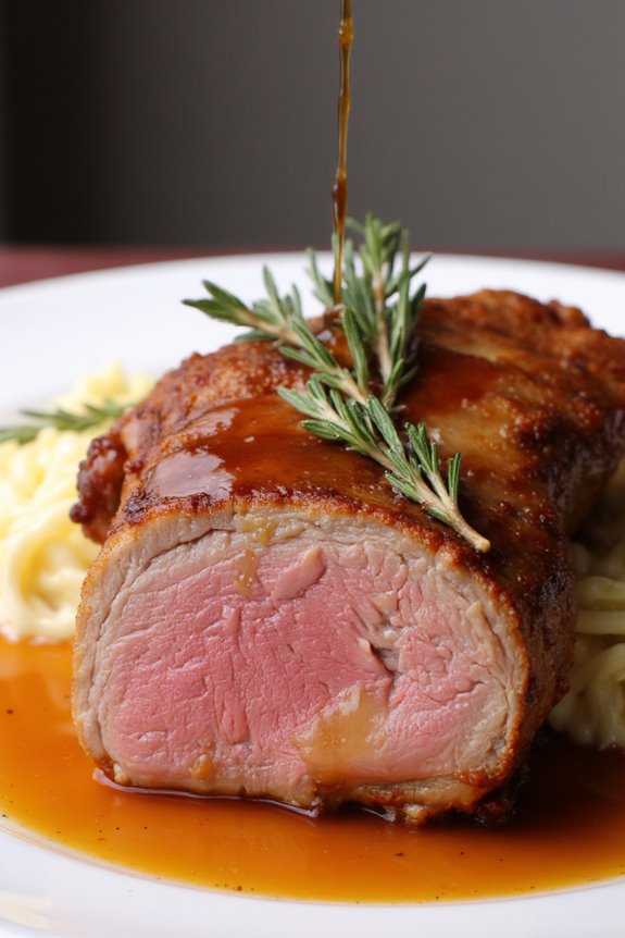 elegant crispy duck breast