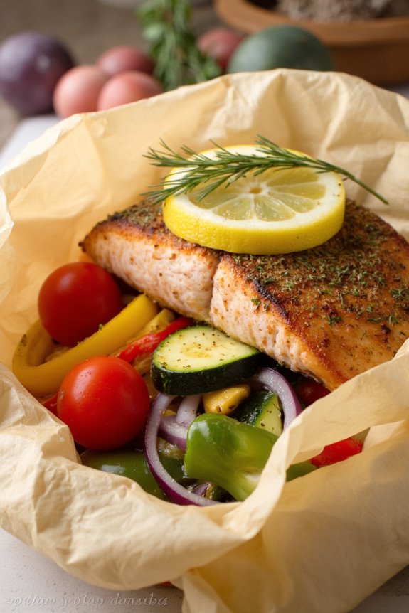 elegant healthy salmon dish