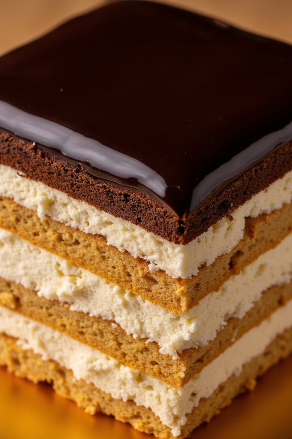 elegant multi layered coffee chocolate