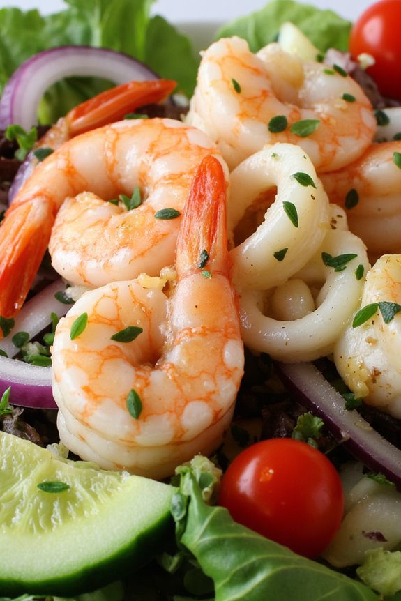 elegant seafood salad delight