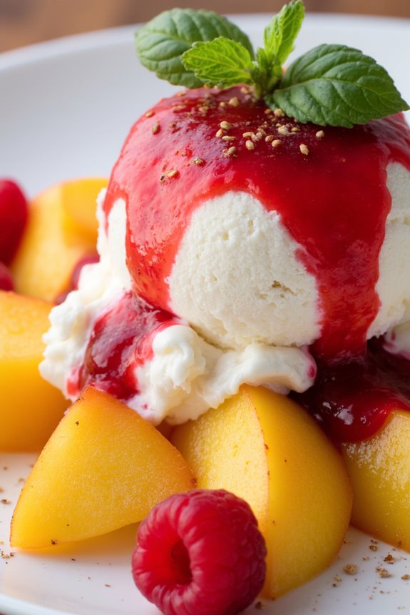 elegant summer fruit dessert