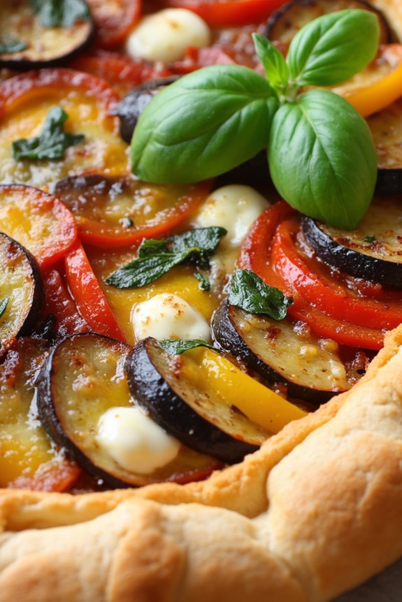 elegant summer vegetable tart