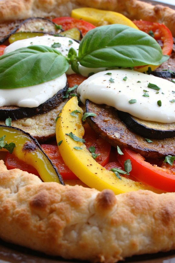 elegant summer vegetable tart