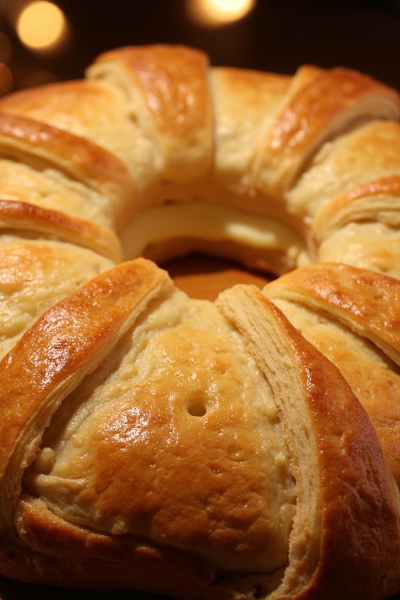 festive almond cream pastry