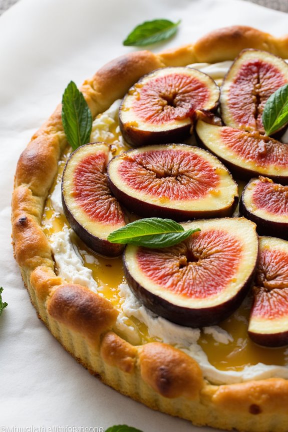 fig and honey tart