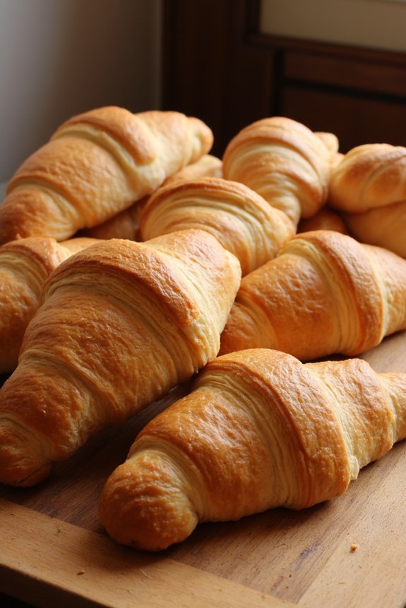 flaky buttery french pastry