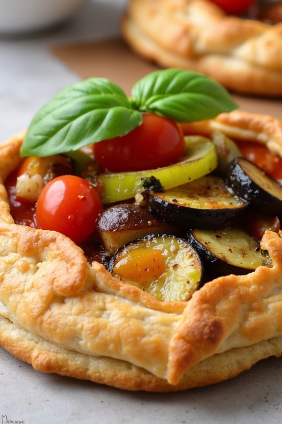 flaky vegetable filled pastry delights