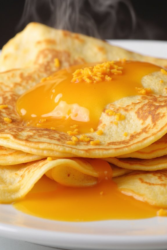 flamb ed citrus crepe delight