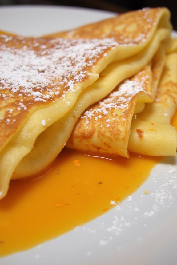 flamb ed orange cr pes delight