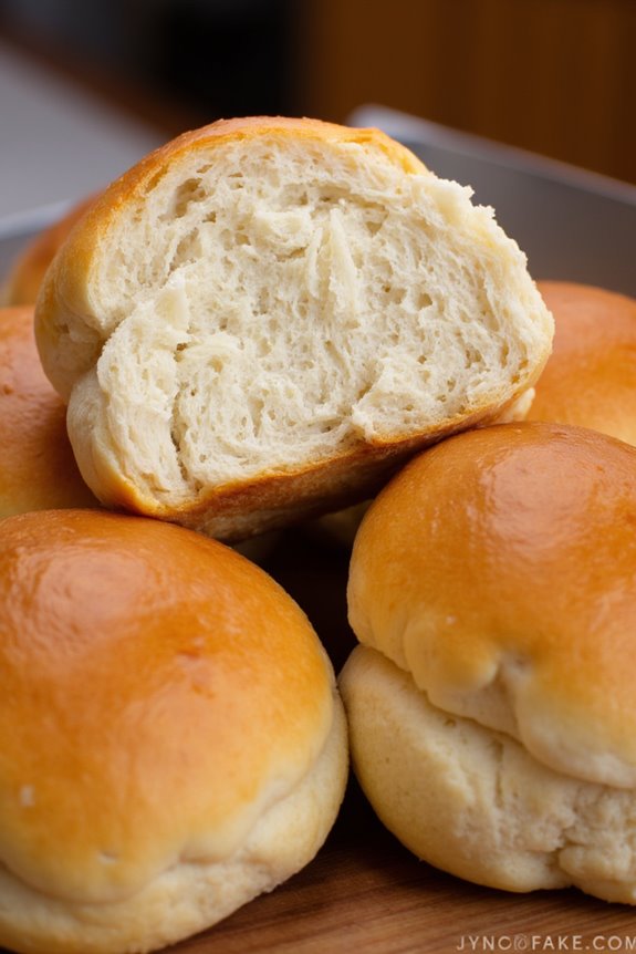 fluffy homemade dinner rolls