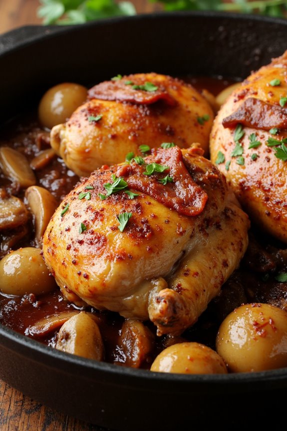 french chicken wine stew