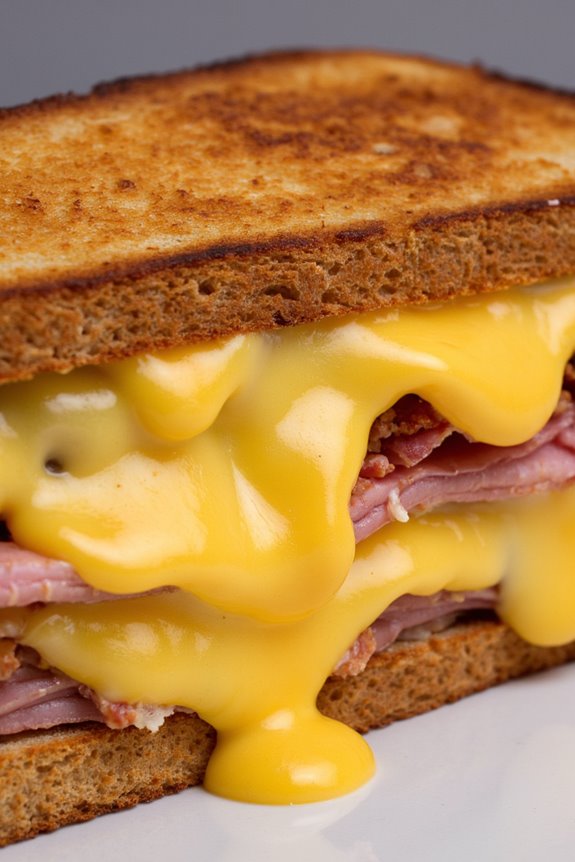 french ham and cheese sandwich
