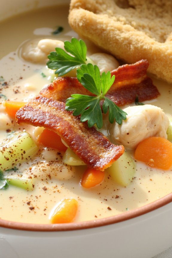 french inspired clam chowder recipe