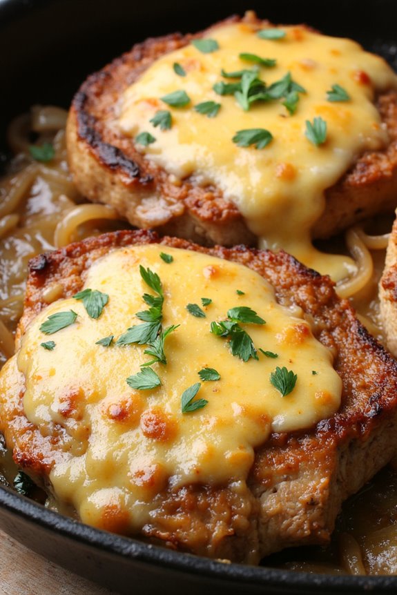 french onion pork chops