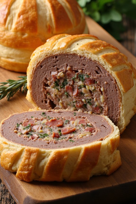 french pastry meat dish