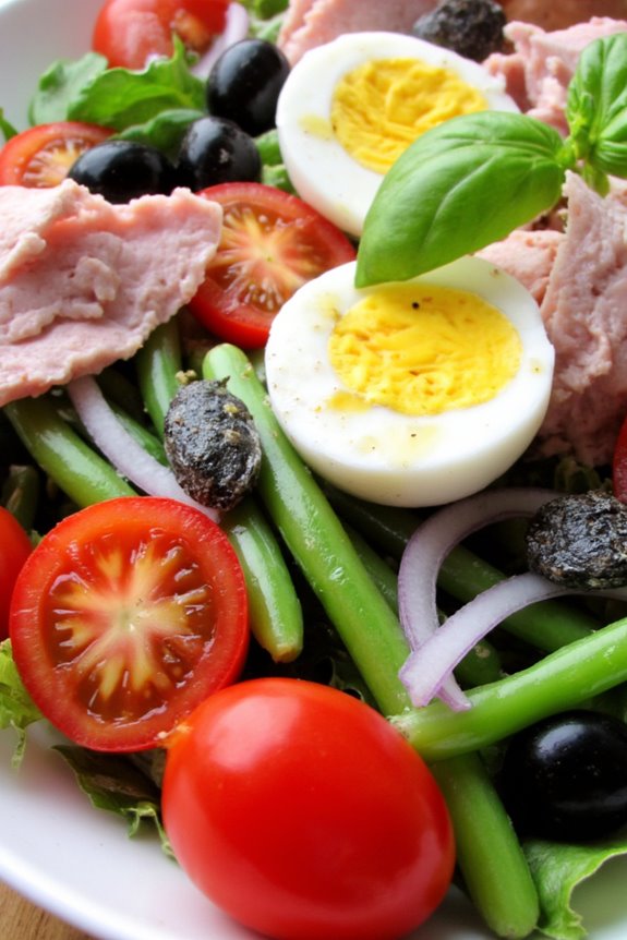 fresh mediterranean ingredient salad