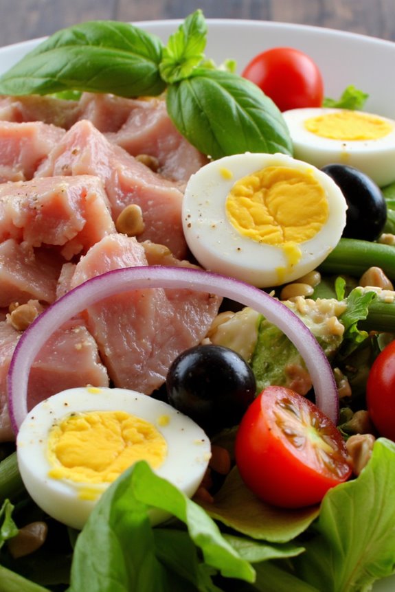 fresh vibrant mediterranean salad