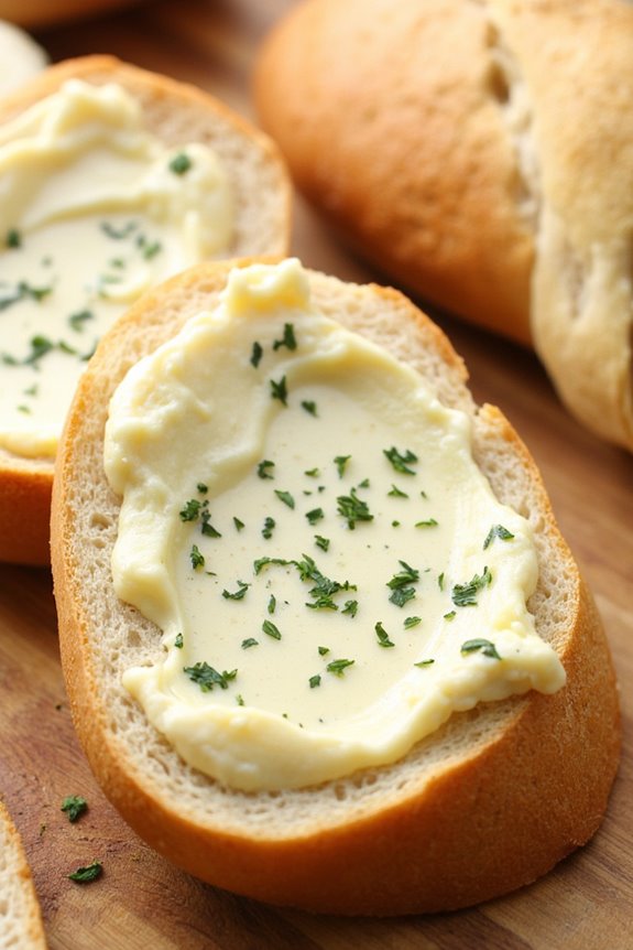garlic butter baguette delight