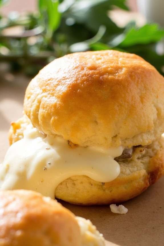 garlic mozzarella cheese puffs