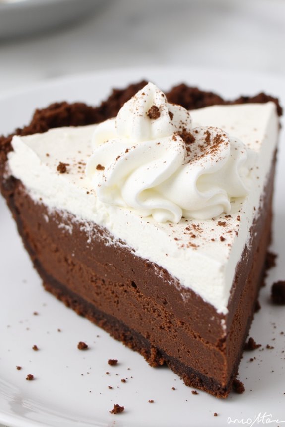 gluten free chocolate silk pie