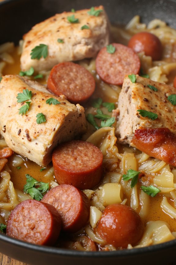 hearty alsatian sausage dish