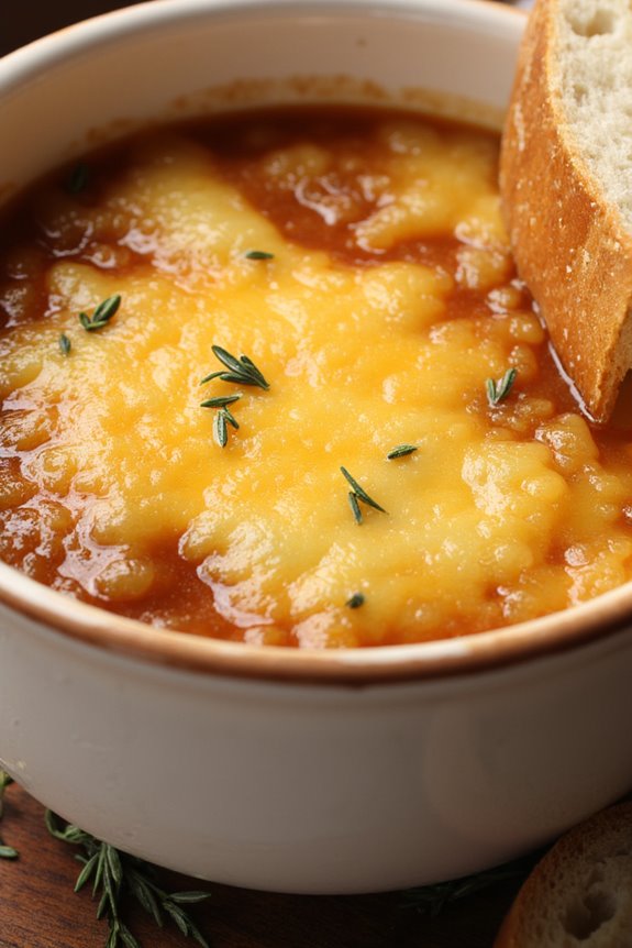 hearty comforting onion soup
