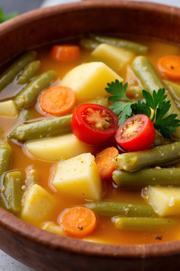 hearty comforting vegetable soup