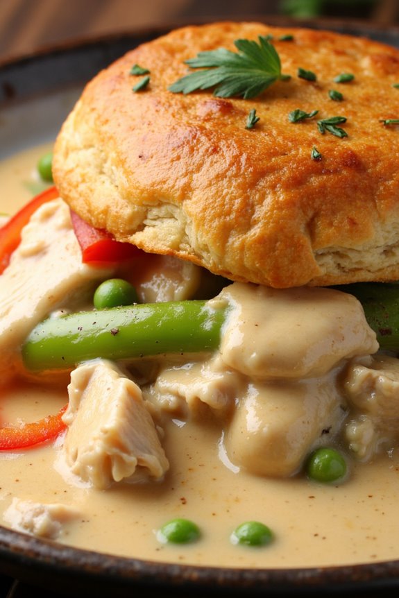 hearty creamy chicken dish