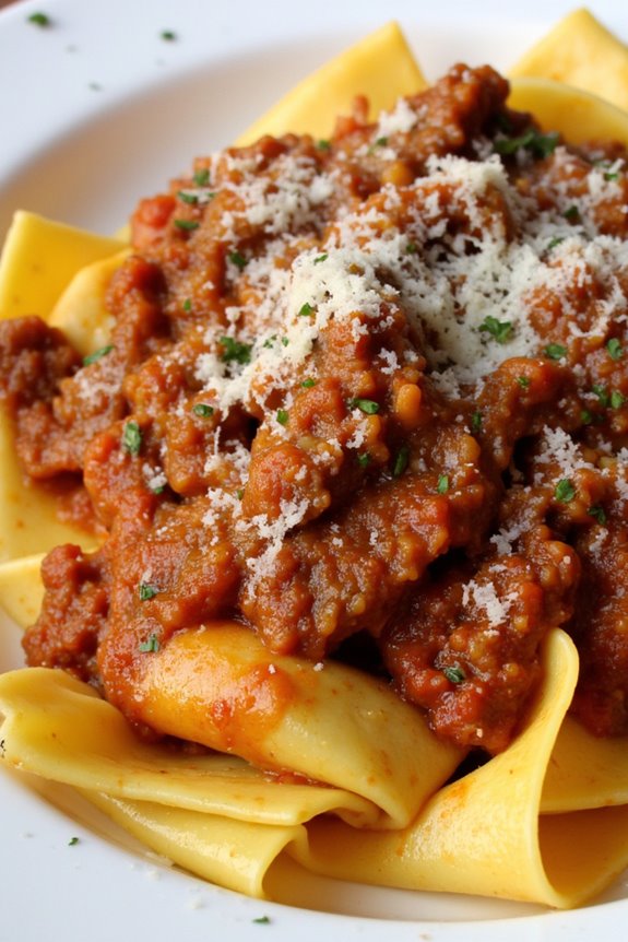 hearty duck ragu pappardelle