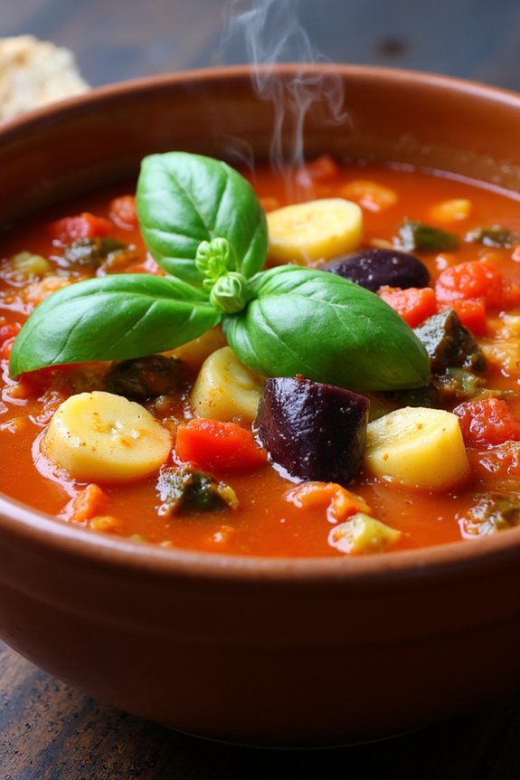 hearty flavorful vegetable soup