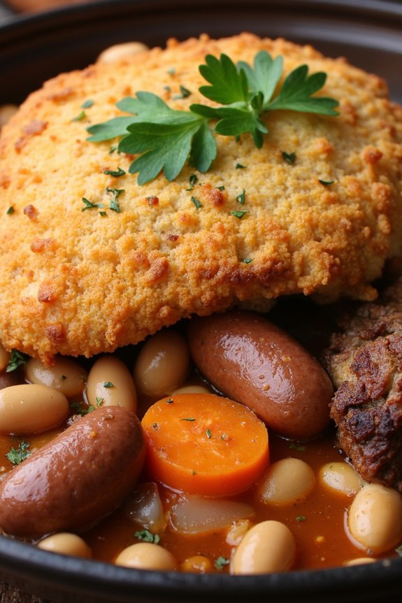 hearty french bean casserole