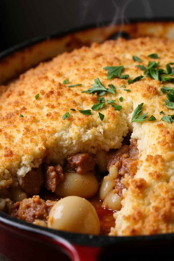 hearty french bean casserole