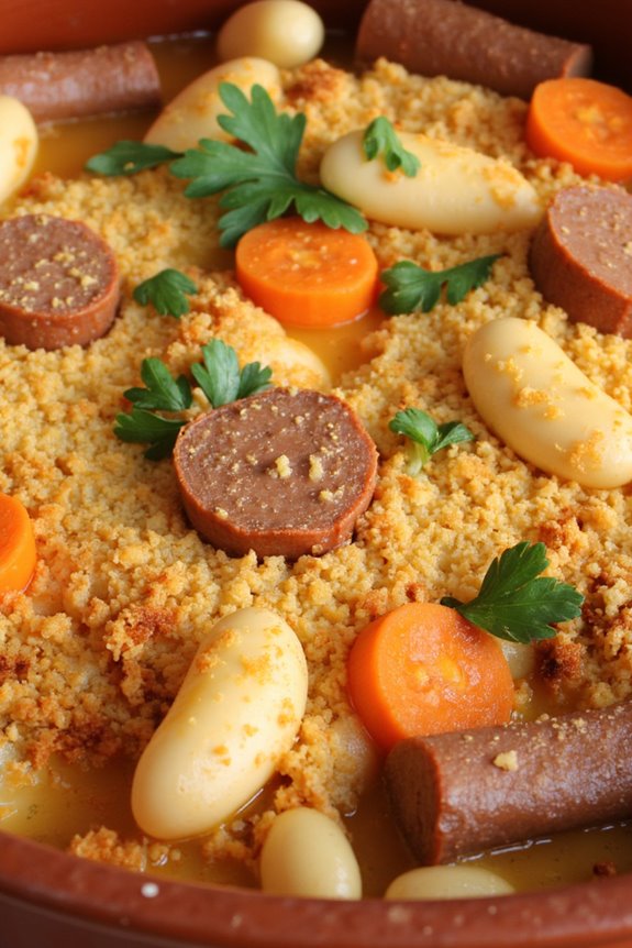 hearty french bean casserole