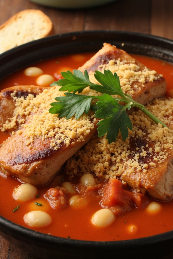 hearty french meat casserole